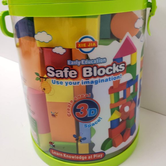 New 95pc Foam Building Blocks - Picture 1 of 13